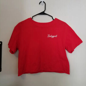 Cold Crush Red Crop Top